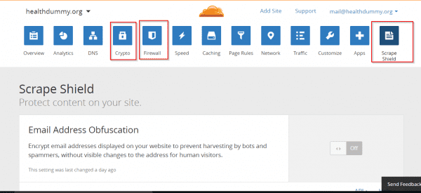 wordpress security using cloudflare modules