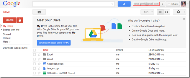 Google Drive Details