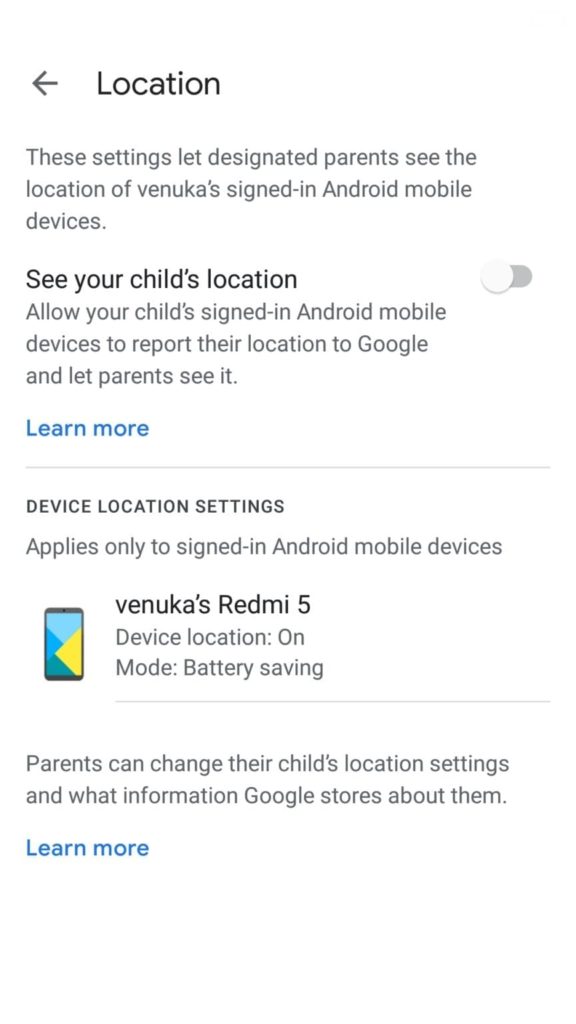 See Childs Location Google Parental App Android 864X1536 1