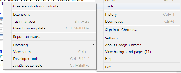 Chrome Tools