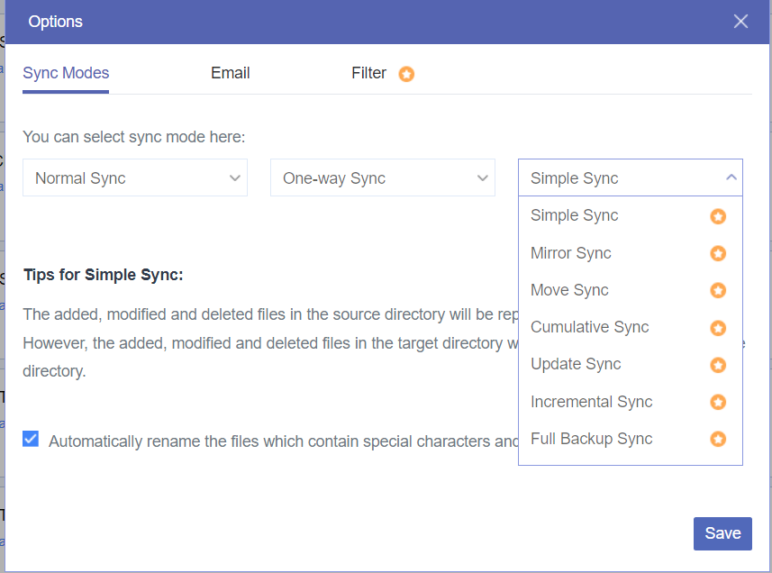 Sync Modes Multcloud Cloud Transfer Onedrive To Google Photos