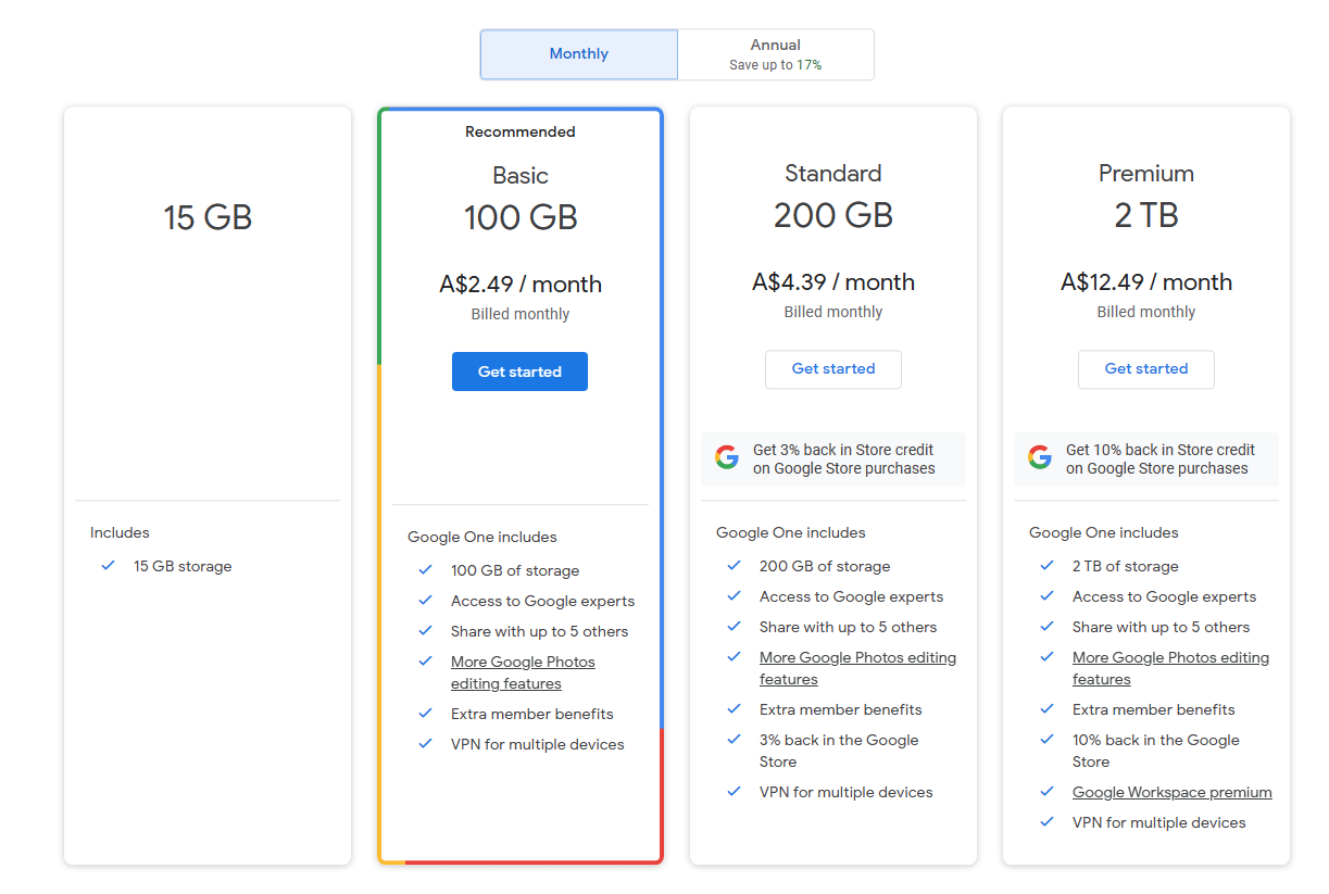 The Rates Of Google Drive Pricing Australia Google Drive Pricing Australia Monthly Google Drive Google Drive Pricing Australia